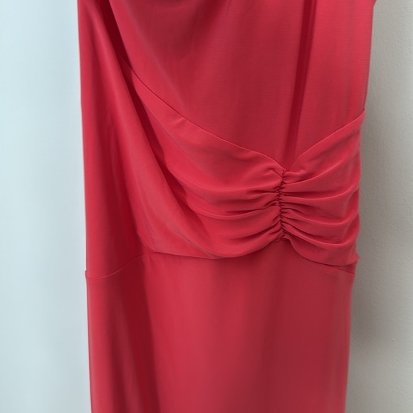 CLUB L LONDON pink Ruched Panel One Shoulder Maxi Dress - Picture 6 of 10